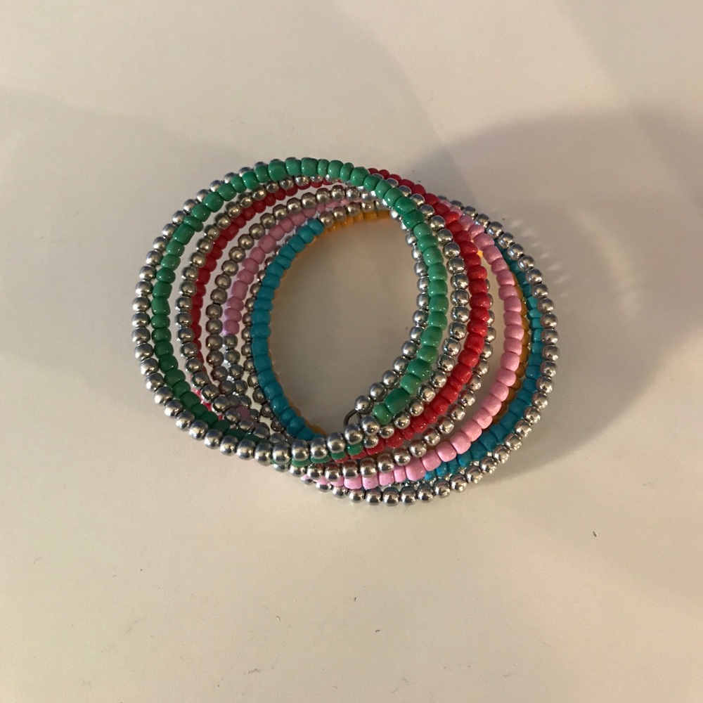 Wire & bead bracelet - Picture 2 of 4